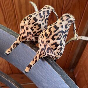 Strappy Leather Heels Vintage